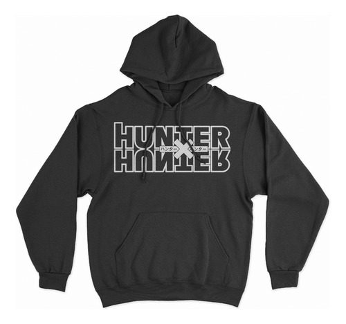 Buzo Hoodie Con Capucha Adulto De Logo Anime Hunter X Hunter