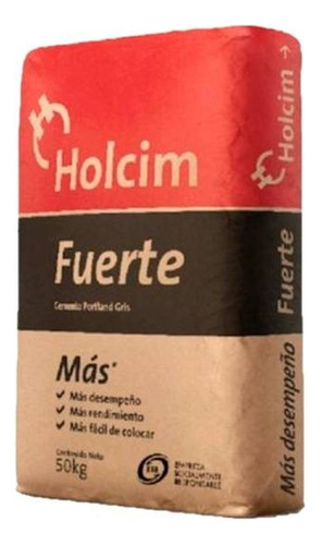 Bolsa Cemento Holcim 50 Kg - Pilar (compra Min 20 Unidades)