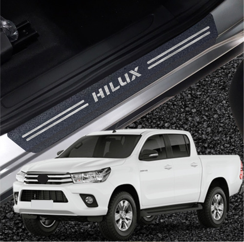 Kit Soleira + Rugoso Toyota Hilux Limited Srv Cor padrão