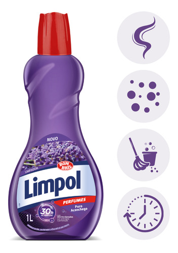 Limpador Perfumado Puro Aconchego Limpol Bombril 1l