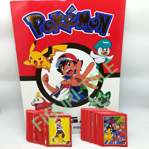 Pokemon Sagas // Album + 100 Figuritas Diferentes Para Pegar