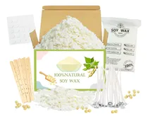 Comprar Cera De Soja Para Hacer Velas, Cera De 5 Libras Con Mechas,.