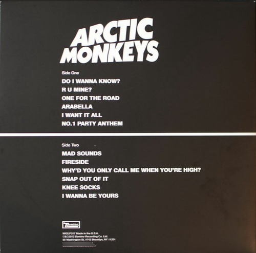 Imagen 5 de 6 de Vinilo Arctic Monkeys Am Nuevo Sellado