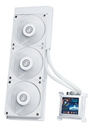 Water Cooler Lian Li Hydroshift 360s Tela Lcd 360mm Branco