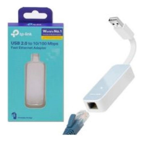 Tp-link Ue200 Adaptador De Red Usb 20 A Ethernet A 100mbps