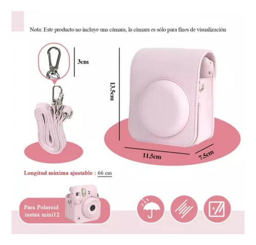 Para Funda Instax Mini 12 Azul Color Celeste /&z