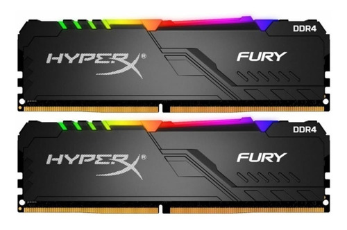 Memoria Ram Kingston Hyperx Fury Ddr4 Rgb 8gb 2666mhz Cl16