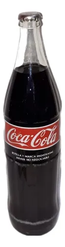 Coca Cola Botella 1 Lt. Impreso De 1 Lado `80 Sellada 83 8 R