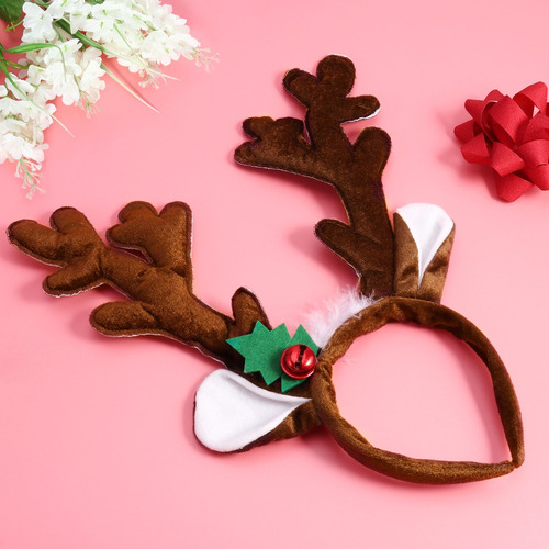A. Diadema De Reno Navideño Para Niños, 1 Unidad