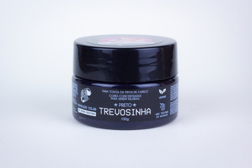 Kamaleão Color - Máscara Pigmentante Preto Trevosinha 100g