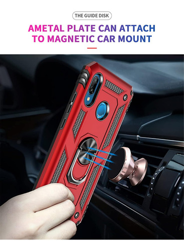 Funda Uso Rudo Golpes Para P20 Lite 2019 Carcasa+mica Negro Huawei P20 Lite 2019/nova 5i
