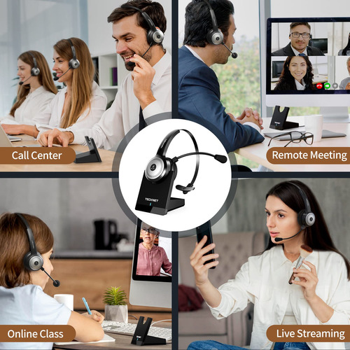 Auriculares Inalámbricos Tecknet Bluetooth 5.2 Con Micrófono