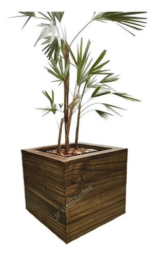 Vaso Cachepot Planta Jardim Madeira 30 Cm 5553 | MercadoLivre