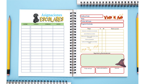 Agenda Directivos 2025-2026 Harry Potter Mod. 2 Medio Oficio Verde Musgo Directiva Harry Potter Mod. 2 2026