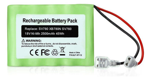 Reemplazo De Batería Sv780 Keeptop De 18 Voltios Y 2500 Mah,