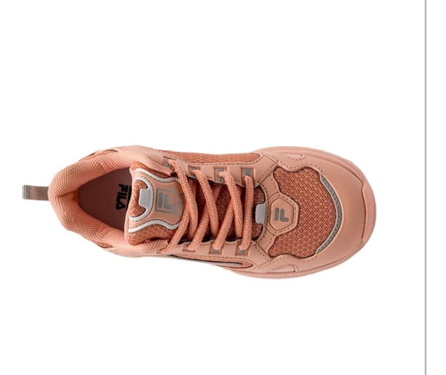 Imagem 4 de 5 de Tênis Infantil Casual Escolar Flat Rosa Fila Attrek Original