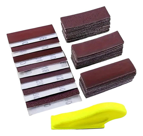 Micro Lixadeira, De Lixa Manual Com Lixa De 70 Vermelho