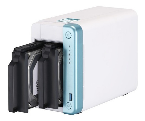 Imagen 4 de 5 de Servidor Qnap Almacenamiento Nas De 2 Bahías Ts-251d-2g-us
