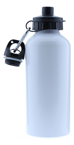 Botella Aluminio Doble Tapa X Caja 60 Unidades Blanco