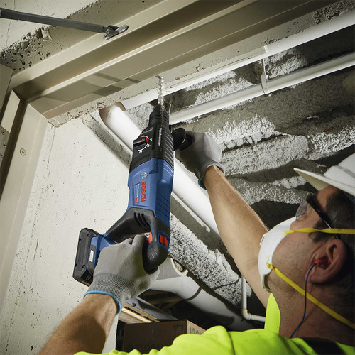 Martillo Perforador Sds Plus Bosch Gbh 18v-26 D + Batería Color Azul Oscuro