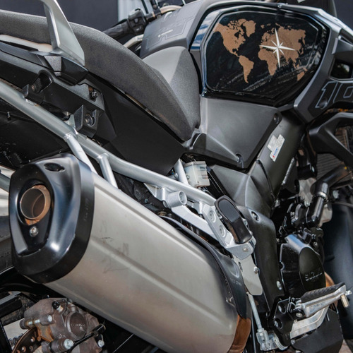 Imagem 10 de 10 de Moto Suzuki V-strom 1000 Cor Preta Ano 2018