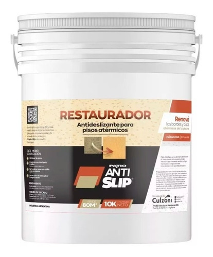 Imagen 2 de 8 de Pintura Restaurador Atermicos Piscinas Color Marfil 80m2