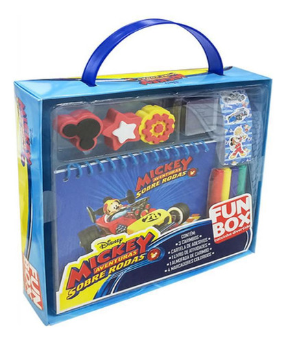 Livro Mickey Aventuras Sobre Rodas - Fun Box