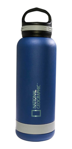 Botella Metálica National Geographic 750ml Color Azul Oscuro