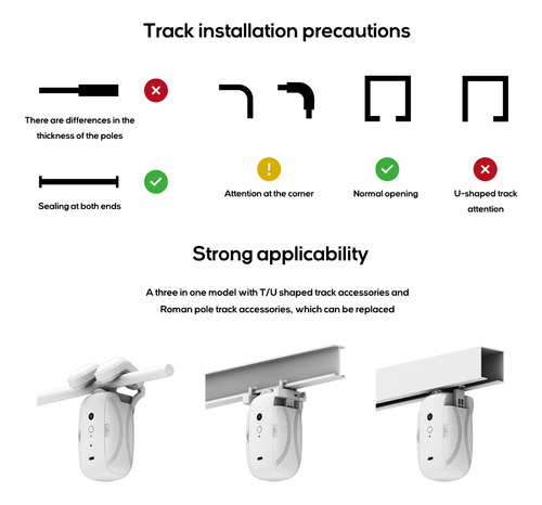 Controlador De Cortinas Alexa Para Rod Curtain Setup Home