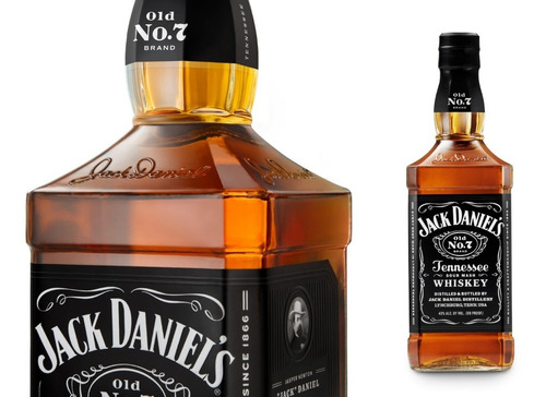 Imagen 6 de 10 de Whisky Jack Daniels Old N°7 1000ml En Estuche