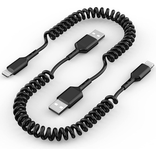 Cable Usb Lightning Apple iPhone Mfi Certif 2 Unidades 6ft