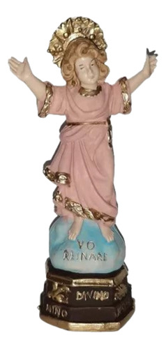 Estatua Divino Niño Jesús - Pvc  16x6 Cm Irrompible - Nuevo