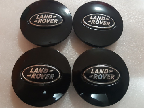 4 Tapas Central Llanta Land Rover 62 Mm Negras