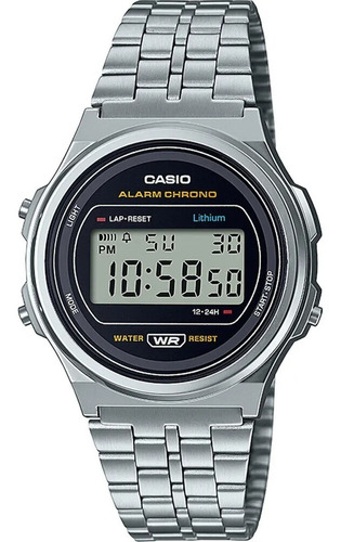 Casio Reloj Digital Acero Inoxidable A171we-1adf Febo