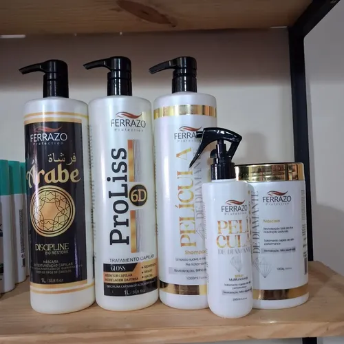 トリートメント SHISEIDOPROFESSIONALSALON PROGRAM1000gx2 Salão 2 Selagem + Kit Tratamento Diamante Ferrazo | Frete grátis