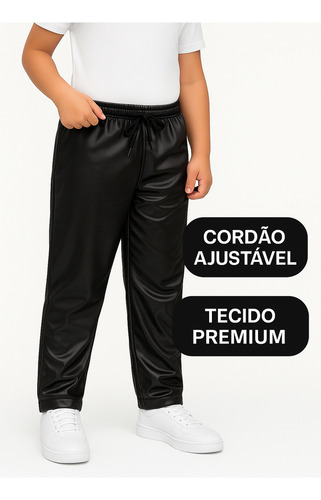 Conjunto 3 Calças Jogger Infantil Flanelada Chimpa Inverno