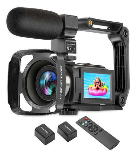 Cmara De Video 4k Videocmara Ultra Hd 48mp 60fps Wifi Vloggi