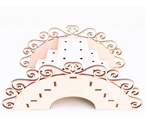 Candy Bar Puente Chupetines Souvenir - Mdf / Fibrofacil