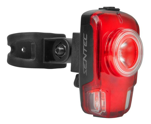 Vista Light Traseiro Sentec 5 Funções 50 Lumens Usb Cor Preto