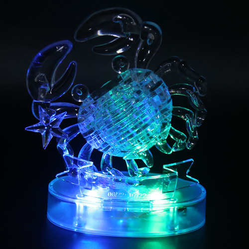 Puzle Tridimensional De Cristal De Bricolaje Tridimensional