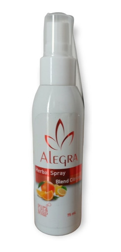 Spray Herbal Pura Soap Alegra Frescura CĂtricos 75 Ml