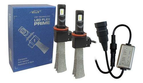 Led Farol Flex Prime Csp 6400 Lúmens H1 H3 H7 H8 H11 H27 Hb4