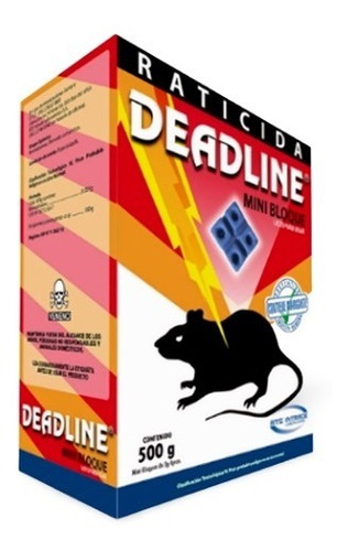 Veneno Ratones Deadline Minibloque (500 Gr) Bts