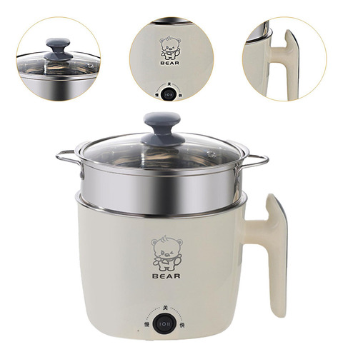 Electric Hot Pot Lazy Pot Ramen Cooker Mini Con Vaporizador