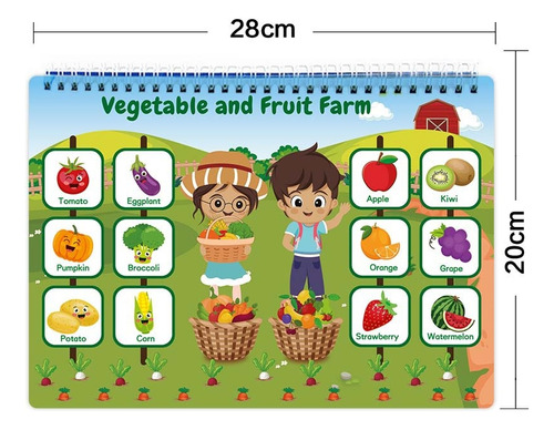 Libro De Juguetes Educativos Sensoriales Montessori Para Niñ