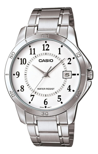 Casio Mtp-v004d-7b Reloj De Acero Inoxidable Con Esfera