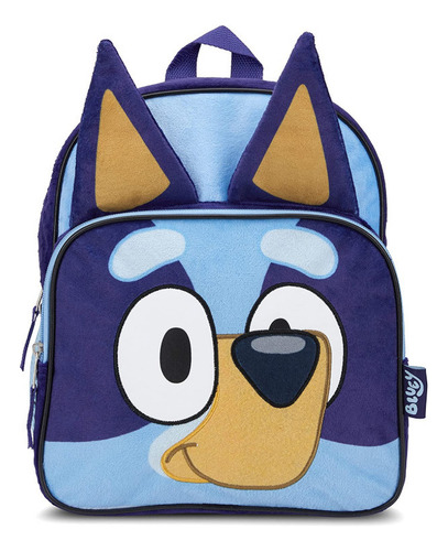 Mochila Infantil Bluey Familia Y Amigos Color Azul