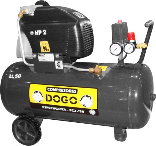 Compresor Dogo 50 Lts 2 Hp Especialista Monofásico Dog50335
