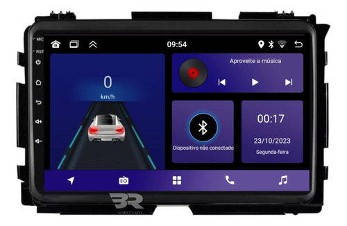 Kit Multimídia Honda Hr-v 9pol 15 A 21 Ultron Play + Carplay