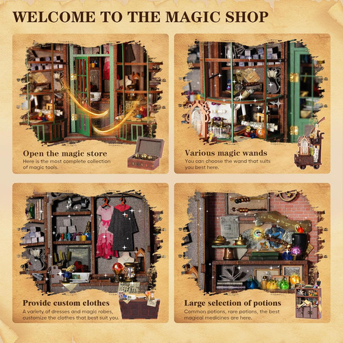 Kit De Casa De Muñecas En Miniatura, Kit De Construcción De